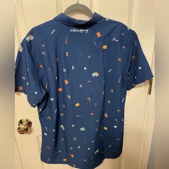 New William Murray Golf Caddy Shack Shirt Large - Picture 2 of 10